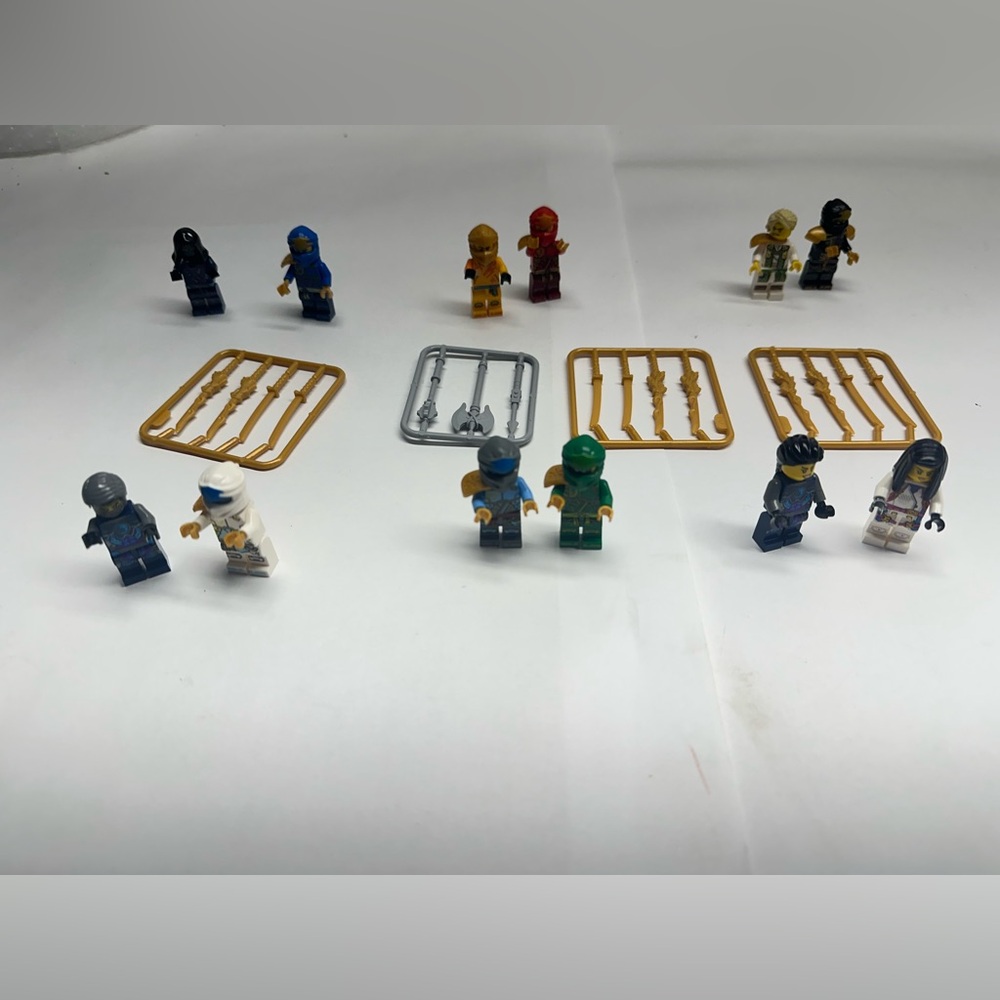 Ninjago Minifigure Lot w/ Weapons 12 Figures Ninja Action Fighter Set BRAND NEW - Picture 2 of 5